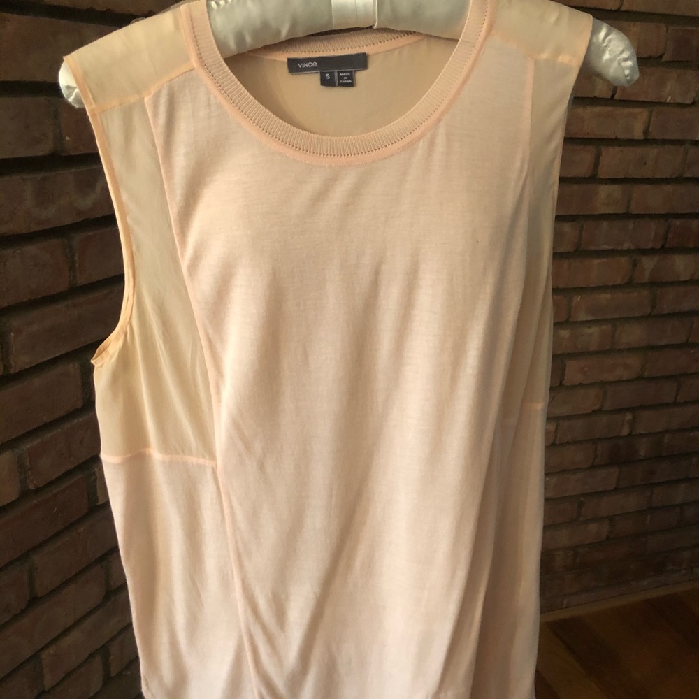 Peach Vince Top